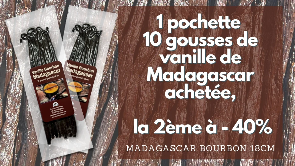 Promo 18cm Madagascar Bourbon Le monde de la vanille