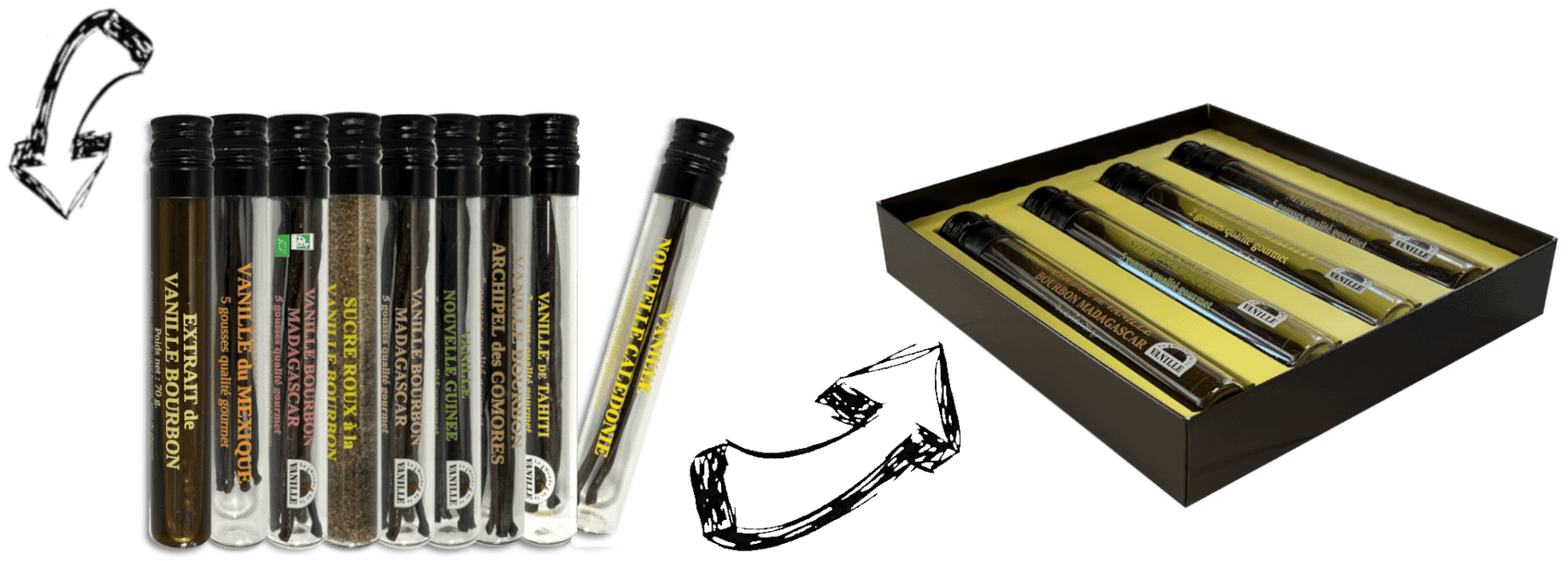 Coffret Découverte Vanille - Composez votre coffret !