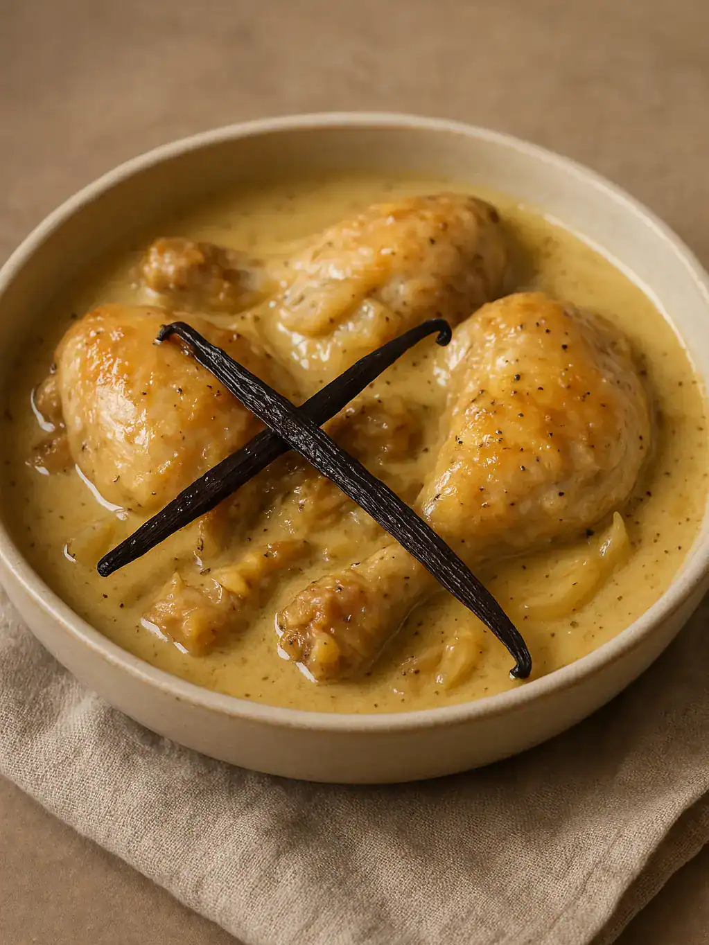 Poulet à la Vanille