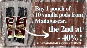 Promo 18cm Madagascar Bourbon Le monde de la vanille