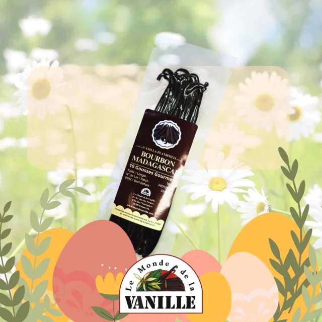 🎉Du Jeudi 2 au Lundi 6 Avril inclus, Nous vous offrons 10 Gousses de Vanille Bourbon de Madagascar 14/15 cm dès 50€ d'achat en ajoutant le code 'PAQUES' au moment de votre commande 🐇! Limité à 1 fois par commande et par client. #bourbon #madagascar #goussevanille #vanillapods #paques #paques2026